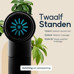 Bellies Family – Massage gun PRO – Samengesteld door MSc. Fysio – Incl. App – 12 Snelheidsstanden – Diepe Spierstimulatie (12mm) – Met Druksensor & LCD Touchscreen – Stil & Krachtig — thumbnail 3