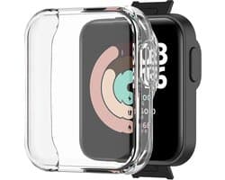 Beschermende watch case - hoesje - geschikt voor Xiaomi Mi Watch Lite - transparant