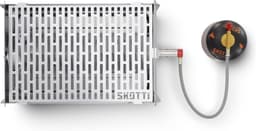 SKOTTI Gas BBQ Draagbaar – RVS Camping Barbecue 3,3 kg – Compact Opvouwbaar Incl. Tas — thumbnail 2