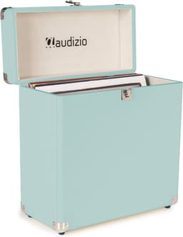 Audizio RC32 Vinyl Platenkoffer voor max 30/35 platen - Blauw — thumbnail 1