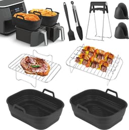 Accessoires voor heteluchtfriteuse - Multifunctionele Airfryer Accessoireset en Siliconen Vorm — thumbnail 1