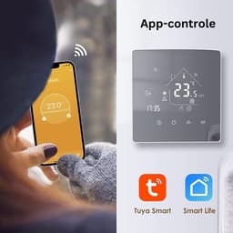 MKSS® Thermostaat voor cv - Draadloos met Wifi - Met App - Wit — thumbnail 3