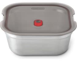 Black+Blum RVS Lunchbox - Geschikt voor Magnetron - Vierkant - 1.4 Ltr