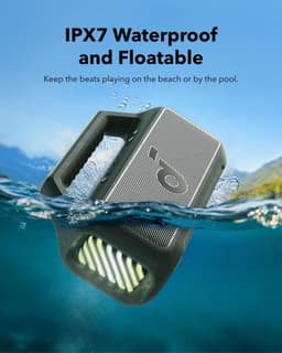 soundcore Boom 2 Outdoor Speaker, 80W, Subwoofer, BassUp 2.0, 24H Playtime, IPX7 Waterproof, Floatable, RGB Lights, USB-C, Custom EQ, Bluetooth 5.3, Portable For Outdoors, Camping, Beach, and Backyard-Groen — thumbnail 4