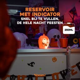 Rookmachine Halloween - Pompoen rookmachine met LED’s - Voor Halloweenfeestjes - met afstandsbediening — thumbnail 4
