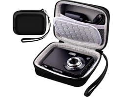 YONO Compacte Cameratas – Hoes voor Digitale Camera en Compactcamera – Lichtgewicht en Waterafstotend – Opbergtas voor Fototoestel – Zwart