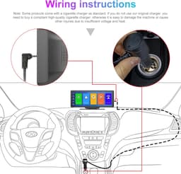 Apple Carplay Scherm - 10 Inch - Ingebouwde Dashcam - Android Auto - Inclusief Achteruitrijcamera — thumbnail 5