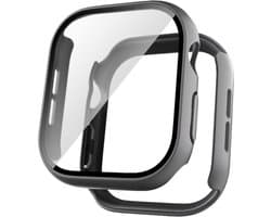 EP Goods - Full Cover/Hoesje - Screen Protector - Geschikt voor Apple Watch Series 10 - 46mm - Hardcase - Protection - Grijs