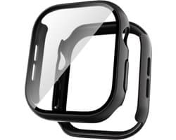 EP Goods - Full Cover/Hoesje - Screen Protector - Geschikt voor Apple Watch Series 10 & Series 11 - 46mm - Hardcase - Protection - Zwart