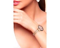 Smart Horloge Lyra Medium Mesh Goud Roze