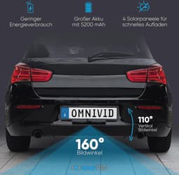 Draadloos achteruitrijcamera systeem op zonne-energie met 4,3 inch monitor en IP67 waterdicht — thumbnail 3