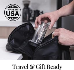 AeroPress Clear Coffee Press - 3-in-1 brouwmethode - Franse pers Pourover Espresso - Volle koffie zonder gruis - koffiezetapparaat met filter French Press — thumbnail 5