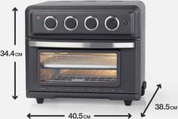 7-in-1 Air Fryer Mini Oven met 17 Liter Capaciteit en 7 Functies voor Koken — thumbnail 3