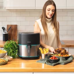Grote Vetarme Friteuse 6,5L | 1700W | PerfectCook Technologie | 12 Kookmodi | Touchscreen | Instelbare Temperatuur 80-200ºC — thumbnail 7