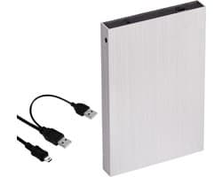 Harde Schijf Extern - Draagbare - 1TB Opslag - Zilver