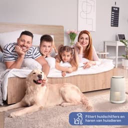 MiRi EasyBreath (2x) + 2 Extra Filters – Luchtreiniger – 250 m³/h – HEPA 13 filter – Ruimtes tot 50m² – Air Purifier – Koolstoffilter – Ionisator – UV-C – Luchtkwaliteit Indicator – WiFi en App — thumbnail 4