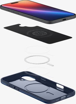 Spigen Thin Fit (MagFit) mobiele telefoon behuizingen 17 cm (6.7") Hoes Marineblauw — thumbnail 2