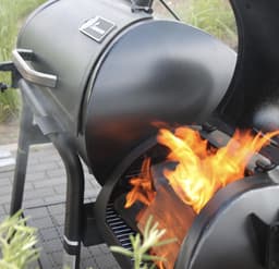 Grillchef Tennesee 100 Smokerbarbecue - zwart — thumbnail 4