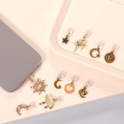 10 stuks stofkapjes voor Kindle, sterren-maanpatroon, schattige poortbeschermers voor e-readers, boeken, vrouwen, leraren en studenten — thumbnail 5