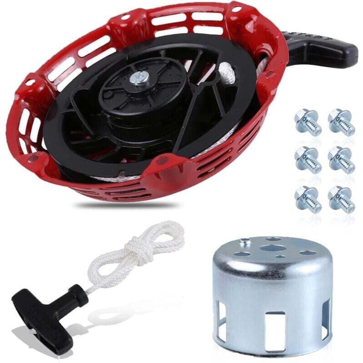 Geschikt voor Honda GX120, GX160, GX200 motoren met terugslagstarter (stalen clip) 4/5,5/6,5 pk — afbeelding 1