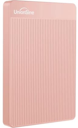 Externe Harde Schijf 500 GB - USB 3.0 HDD - Ultra Slim, Stil en Draagbaar - Plug & Play - Roze — thumbnail 1