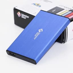 Externe Harde Schijf - Draagbare Opslag - Bestanden Overzetten - Ultraslank Ontwerp - 320 GB - Blauw — thumbnail 1