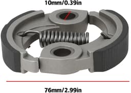 Dailygoods- Grasmaaier Koppeling - Vervangend Onderdeel - Compatibel met Kawasaki - Lengte 76 mm - Opening 10 mm - Duurzaam Materiaal — thumbnail 3