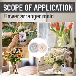 Siliconen mal met honingraatpatroon voor het gieten van kaarsen en het maken van bloemstukken, inclusief huizen en spiraalsteelhouder voor creatieve decoratie — thumbnail 4