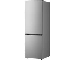 LG GBBS514CPY Koel-vriescombinatie 333L - Energieklasse C - Zilver - DoorCooling voor gelijkmatige koeling - Fresh Balancer voor optimale versheid - Stille Smart Inverter Compressor - AI functies zonder wifi - ThinQ wifi bediening