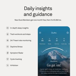 Oura Ring 5 Maat 10 Brushed Silver — thumbnail 3