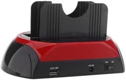 HDD Docking Station - Externe Harde Schijf - Data Overzetten - Drievoudige Interface - 2.5/3.5 Inch - Zwart — thumbnail 1