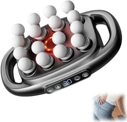 Massage Gun Set - Spierontspanning Tool - Herstel na Sport - 30 Intensiteitsniveaus - 16 Opzetstukken - Zwart — thumbnail 1