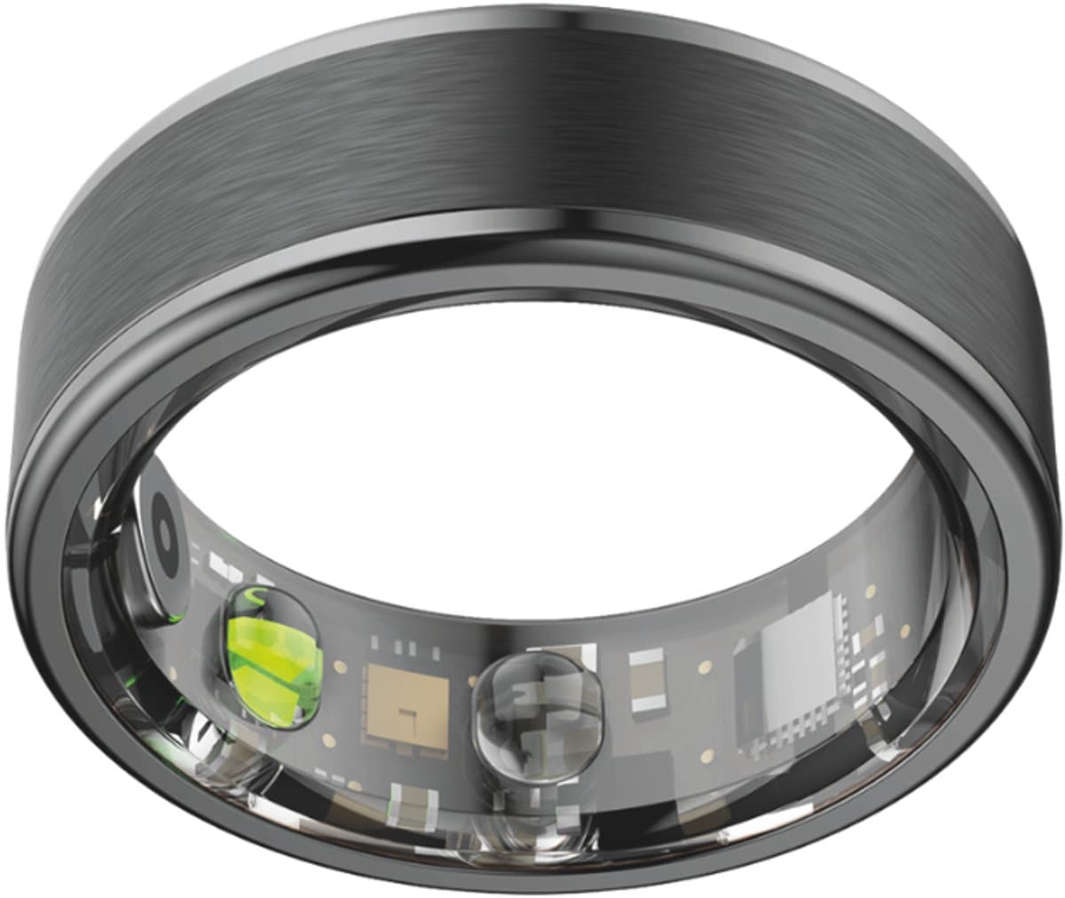 NOLATR Plus, Slimme Ring met Stappenteller, Activiteitstracker & Hartslagmeter – Zonder Abonnement & Nederlandse App – Zwart – Maat 12 — afbeelding 1