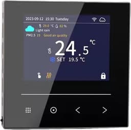 Slimme Thermostaat - App Bediening - Comfort Instellen - Kristalhelder Display - 10 cm - Wit — thumbnail 5