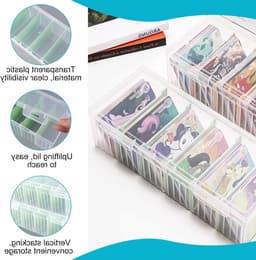 Transparante Kabelopbergdoos 24 x 10 x 7 cm met 5 Verwijderbare Scheidingswanden voor Kabels, Opladers en Accessoires — thumbnail 2