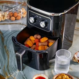 RUX® Heteluchtoven - Oven - Airfryer Oven - Zwart - 27cm x 33cm x 30cm — thumbnail 8