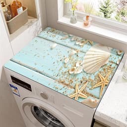 Wasmachine Droger Mat - Apparaat Beschermer - Apparaten Beschermen - Snel Absorberend - Niet gespecificeerd - Zeekusten — thumbnail 1