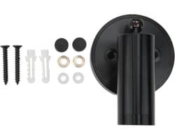 LED Leeslamp - Wandlamp Camping - Lezen 's nachts - Flexibele Arm - 3W 12-24V - Zwart