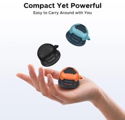 Mosh Stories Bluetooth Speaker - Waterproof – Draagbare Speaker - Met Stereo Geluid - Mini Speaker - Dubbele Verbinding - Zwart — thumbnail 3