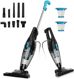 R3S Stofzuiger Met Snoer - Krachtige 3-in-1 lichtgewicht - Handheld Stick - Kruimeldief - Blauw — thumbnail 1