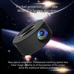 Allecto - Draagbare Mini-LED-projector - Kleine LED-videoprojector - Full HD - Compact formaat - Geschikt voor thuisbioscoop en kantoor - Ideaal vo... — thumbnail 4