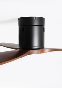 CREATE - Plafondventilator silent 100% hout 40W (Ø132cm) - Geen licht - Afstandsbediening - 6 snelheden - Programmeerbaar - WIND CALM NATURAL WOOD — thumbnail 2