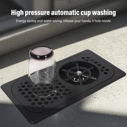 Fabater Automatic Glass Washer High Pressure Cup Washer Multi-Angle Spray for Restaurant Stainless Steel — thumbnail 3