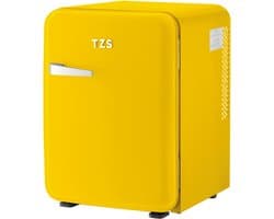 TZS First Austria Mini koelkast - Minibar - 40 liter - Vrijstaand - Volledig stil 22dB - Retro - Crème