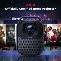 [Netflix & Google TV gecertificeerd] ETOE Seal Pro 1000 ANSI LCD-projector, Native 1080P, Dolby Audio gecertificeerd, Autofocus. Automatische keystone-correctie, 2*10W luidsprekers, ingebouwde Chromecast, Google Assistent, HDMI 2.1 — thumbnail 3