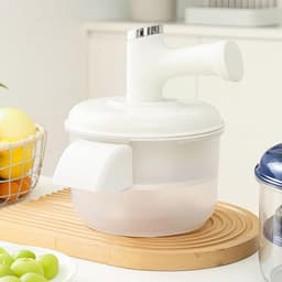 Druiven Schilmachine - Fruit Ontveller - Keuken Voorbereiding - Automatisch Werking - 20.8cm Hoog - Wit — thumbnail 2