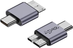 USB C naar Micro B Adapter - Externe Harde Schijf Adapter - Bestanden Overzetten - 10 Gbps Snelheid — thumbnail 1