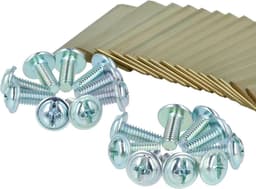 Reservemessen Grasmaaier - Robotmaaier messen - Gazon Onderhoud - Hoge Snijefficiëntie - 35 x 18 mm - Goud — thumbnail 4