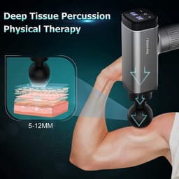 Massage Gun - Spierontspanning Apparaat - Spierherstel Bevorderen - 30 Snelheden - 17.8 x 20 CM - Rood — thumbnail 3