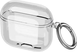 Hoesje Geschikt voor Apple AirPods 4 / 5 | TPU | met Ring | Transparant — thumbnail 1